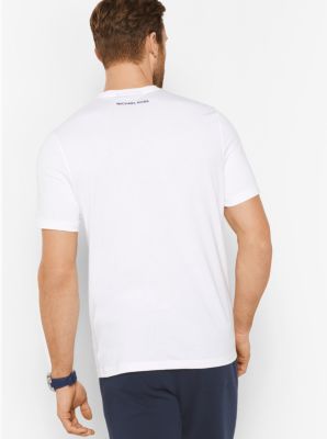 Palm-Print Cotton T-Shirt