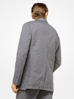 Michael kors linen on sale blazer