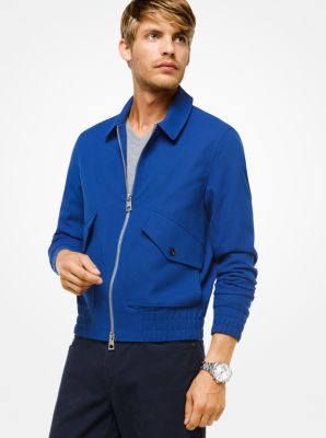 Wool and Cotton Bomber Jacket | Michael Kors