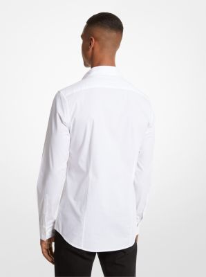 Slim-Fit Stretch-Cotton Shirt