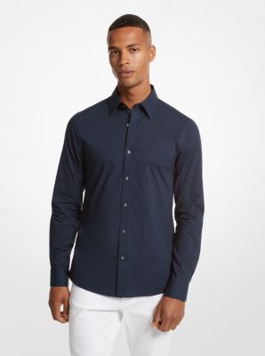 Michael kors slim fit best sale dress shirt