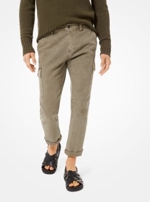 Pantalone cargo in twill