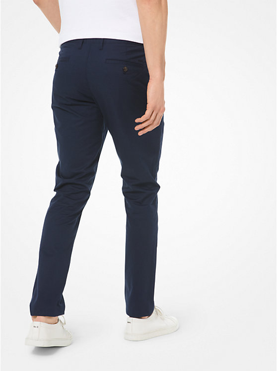 Skinny-Fit Stretch-Cotton Chino Pants image number 1