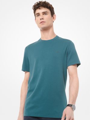Cotton T-Shirt in AZUL ATLÁNTICO | Michael Kors