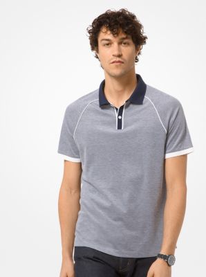 Cotton Jacquard Polo Shirt