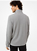 Stretch-Cotton Piqué Quarter-Zip Sweater image number 1