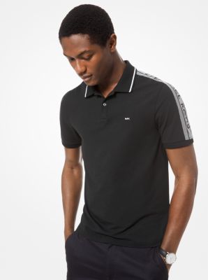 michael kors black polo