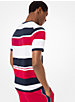 Mixed Stripe Cotton Short-Sleeve Sweater image number 1