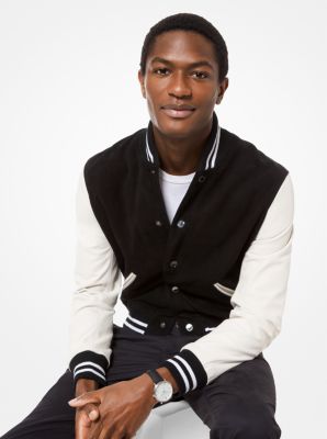 Michael kors baseball outlet jacket