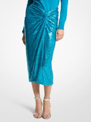 Michael kors hot sale sequin skirt