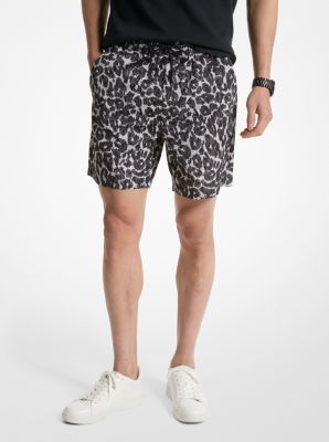 Leopard Logo Shorts