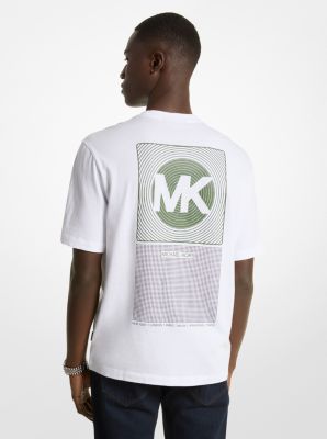 T-shirt van katoen met grafisch logo image number 1