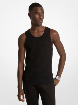 Open-Knit Cotton Tank Top image number 0