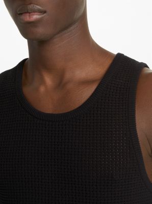 Open-Knit Cotton Tank Top image number 2