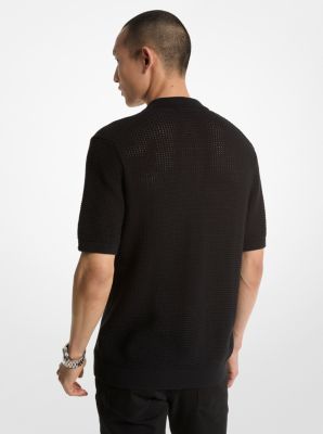 Open-Knit Cotton Shirt image number 1