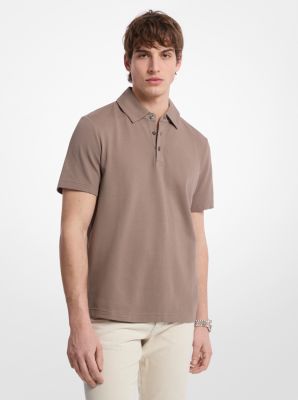 Polo en coton extensible