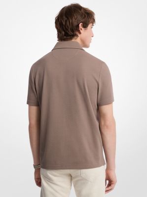 Polo en coton extensible