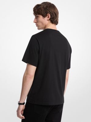 T-shirt in cotone con logo image number 1