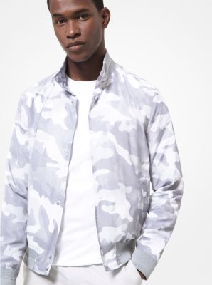 Michael kors camo rain on sale jacket