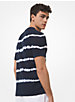 Tie-Dye Ribbed Cotton Short-Sleeve Sweater image number 1