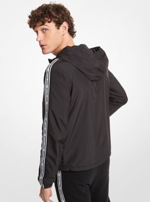 logo hooded jacket