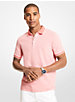 Striped Textured Cotton Polo Shirt image number 0
