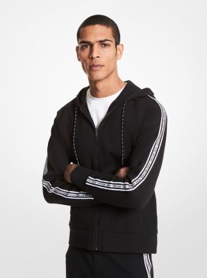 Michael kors black zip up hoodie best sale