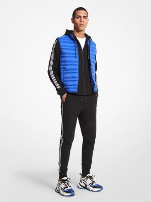 Logo Tape Cotton Blend Jogger in BLACK | Michael Kors