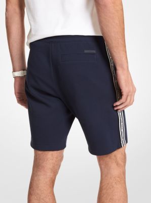 Logo Tape Cotton Blend Shorts