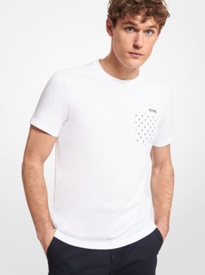 Paisley Pocket Cotton T-Shirt