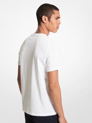 Embroidered Logo Cotton T-Shirt