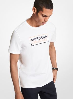 Embroidered Logo Cotton T-Shirt