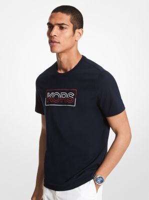 Embroidered Logo Cotton T-Shirt