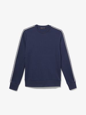 Logo Tape Cotton Blend Sweatshirt