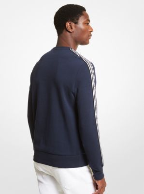 Logo Tape Cotton Blend Sweatshirt