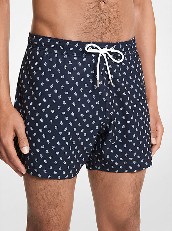 Paisley Woven Swim Trunks image number 0