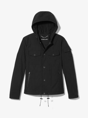 Michael kors softshell hooded on sale jacket