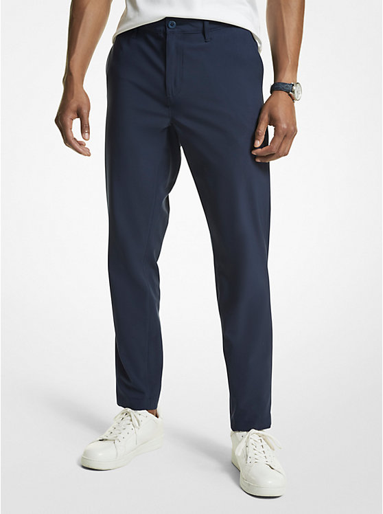 Pantalon de golf ajusté en coton extensible image number 0
