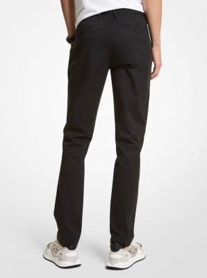 Pantalone chino slim-fit in misto cotone image number 1