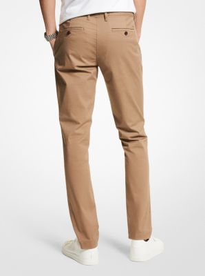 Slim Fit Cotton-Blend Chino Pants image number 1