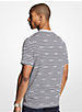 Logo Striped Cotton Jersey T-Shirt image number 1