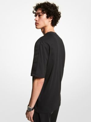 Logo Tape Cotton T-Shirt image number 1