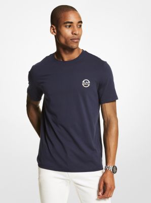 Logo Charm Cotton Jersey T-Shirt