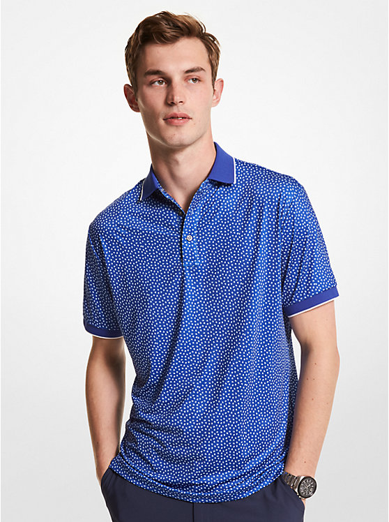 Printed Stretch Golf Shirt image number 0