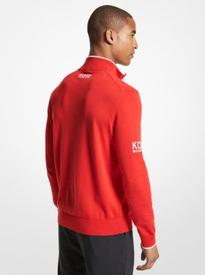 Merino Wool Golf Quarter-Zip Sweater image number 1