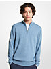 Merino Wool Golf Quarter-Zip Sweater image number 0