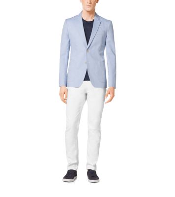 Cotton Oxford Blazer