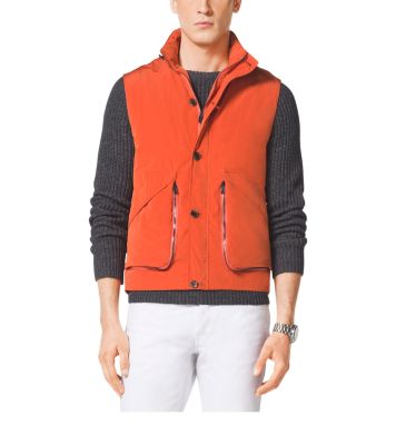 michael kors vest orange