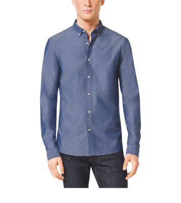 Slim Fit Chambray Shirt