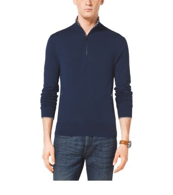 michael kors half zip pullover